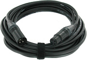 Cordial CPM 6 FM-FLEX кабель микрофонный XLR female/XLR male, разъемы Neutrik, 6,0 м, черный